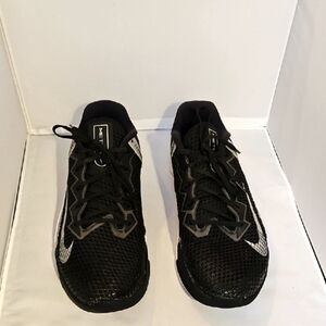 Nike Metcon 6 Light Solar Flare Heather Black Gray White Mens 14 EUC